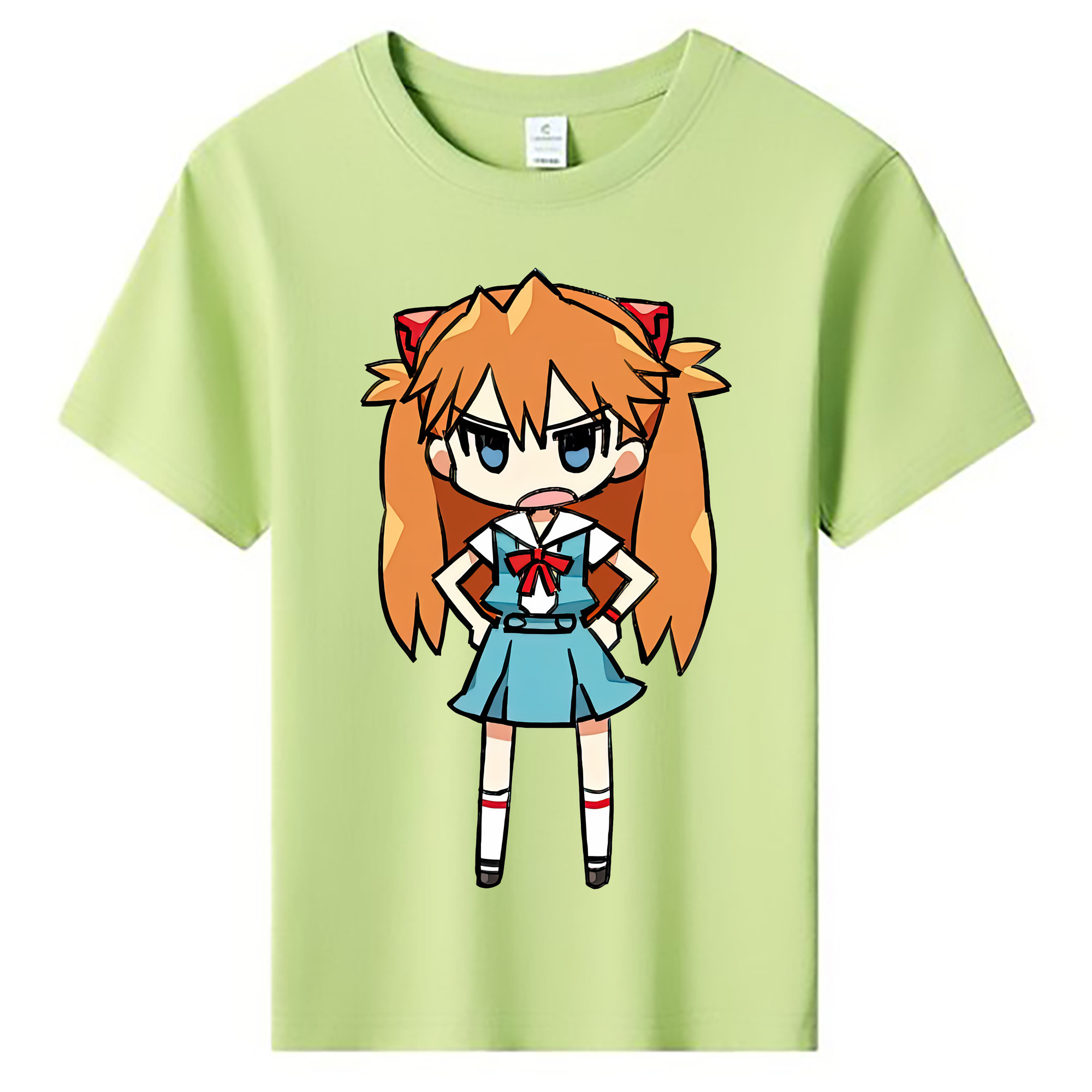 （画像用） EVA 新世紀エヴァンゲリオン 綿100％キッズTシャツ（フロントプリント）